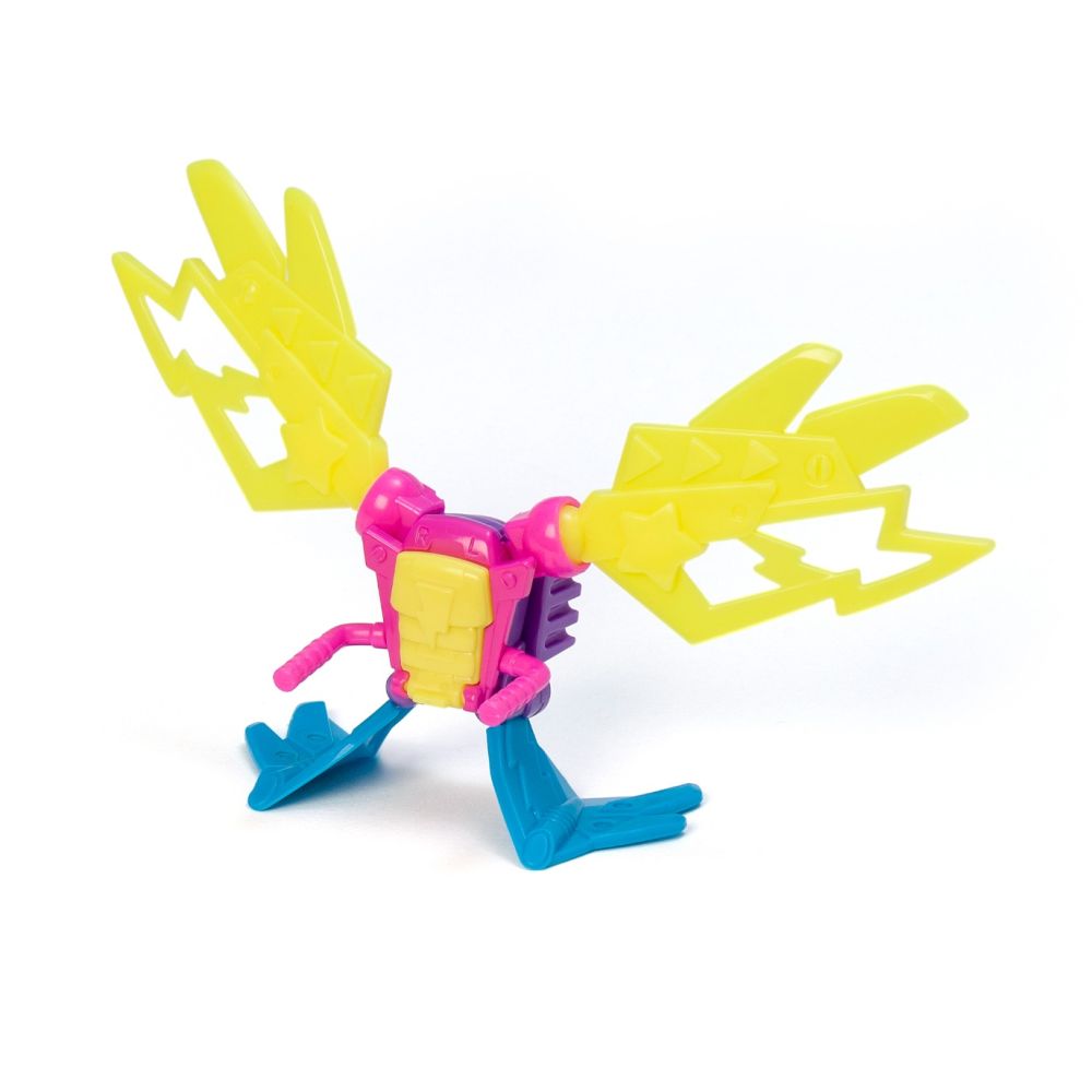 Комплект фигурка с аксесоар, SuperThings, Neon Power Exoskeleton