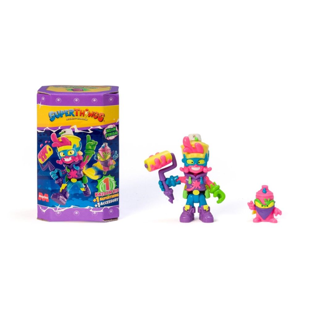 Фигурка с аксесоар, SuperThings, Kazoom Kid, Neon Power