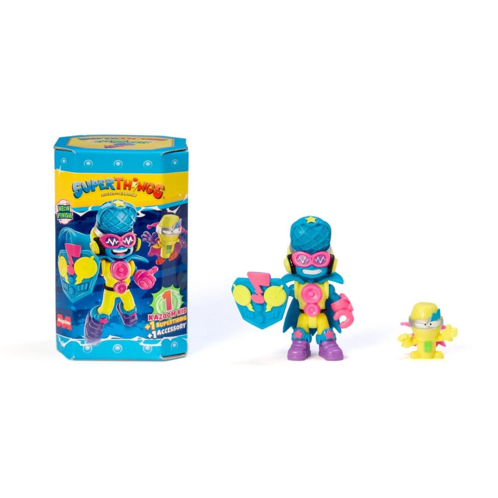 Фигурка с аксесоар, SuperThings, Kazoom Kid, Neon Power