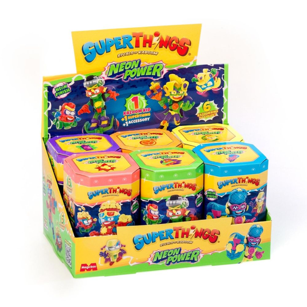 Фигурка с аксесоар, SuperThings, Kazoom Kid, Neon Power