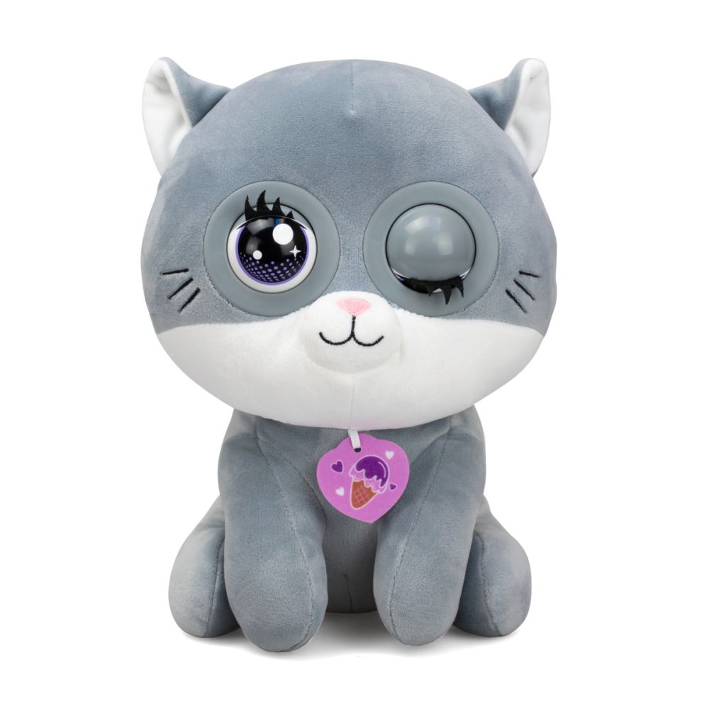 Интерактивна плюшена играчка, Silverlit, Winkies, Blueberry Kitty