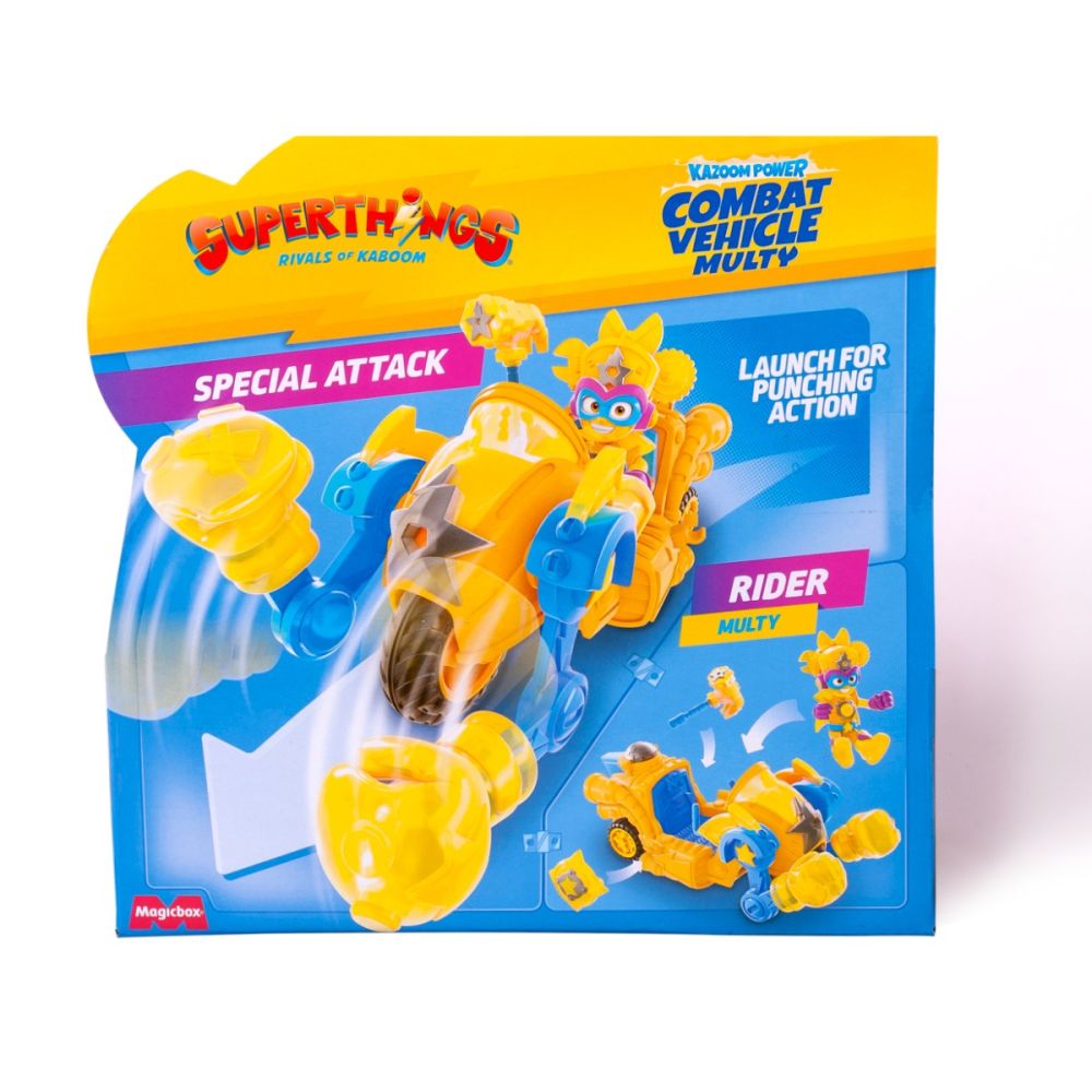 Комплект превозно средство с фигурка Superthings, Kazoom Power, Kid Multy