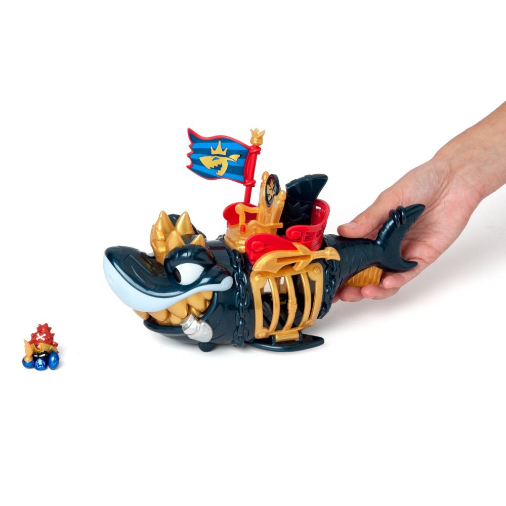 Комплект за игра с фигурка, Piratix, King Shark Gold