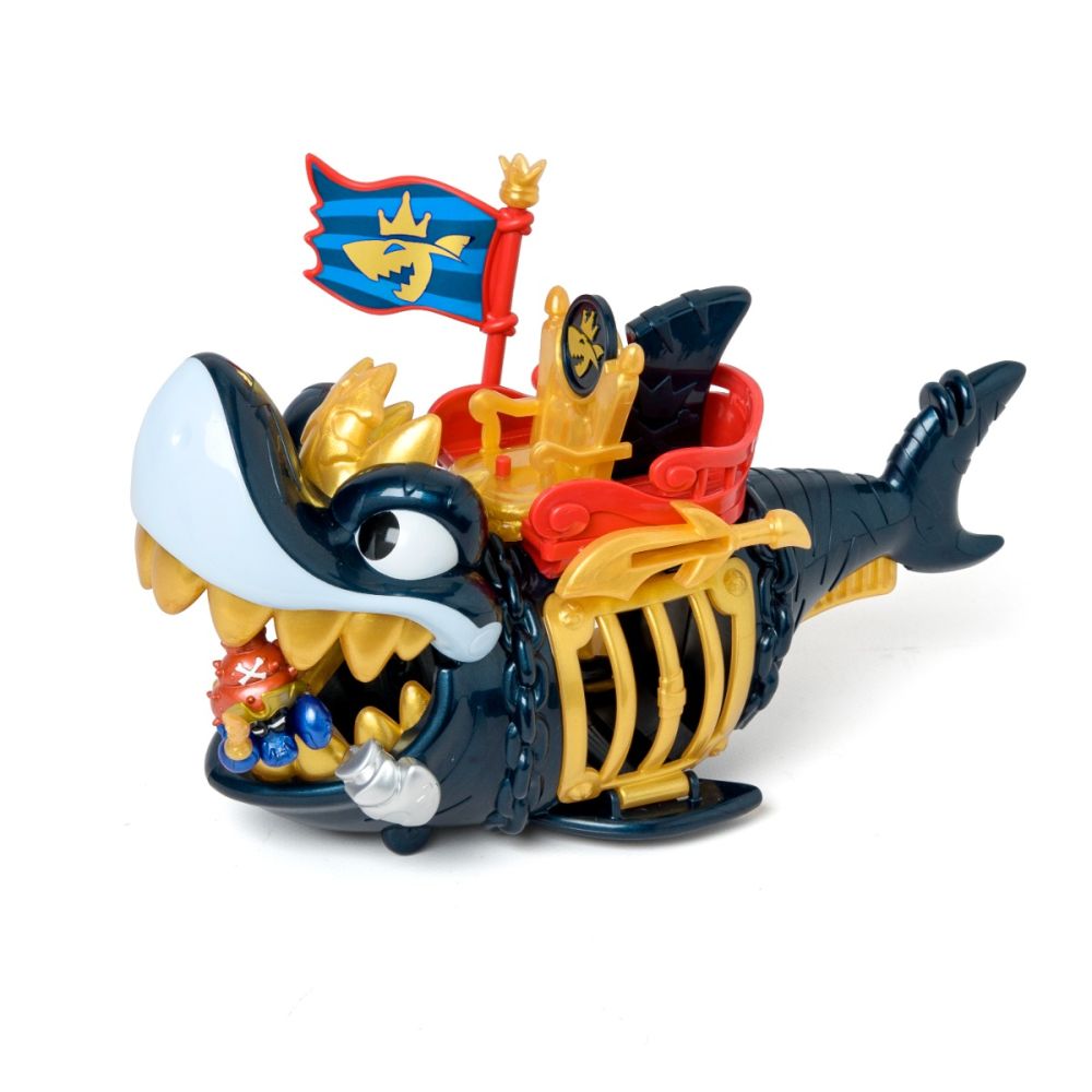 Комплект за игра с фигурка, Piratix, King Shark Gold