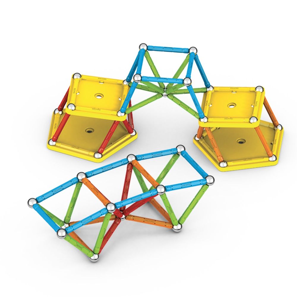 Строителна игра Geomag, Magnetic Supercolor, 60 части