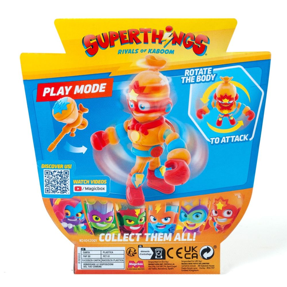 Комплект 2 фигурки, Superthings, Kazoom Power Mission Kids, Airblast и Hullaballoon