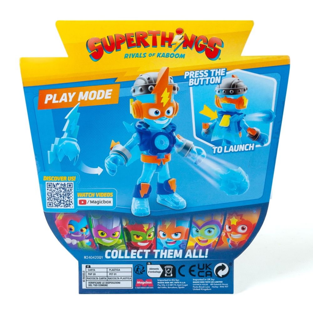 Комплект 2 фигурки, Superthings, Kazoom Power Mission Kids, Kid Kazoom и Energoal