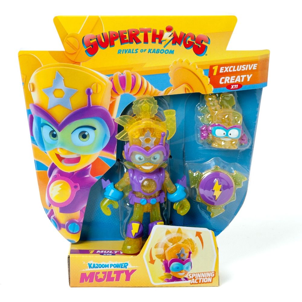 Комплект 2 фигурки, Superthings, Kazoom Power Mission Kids, Multy и Creaty