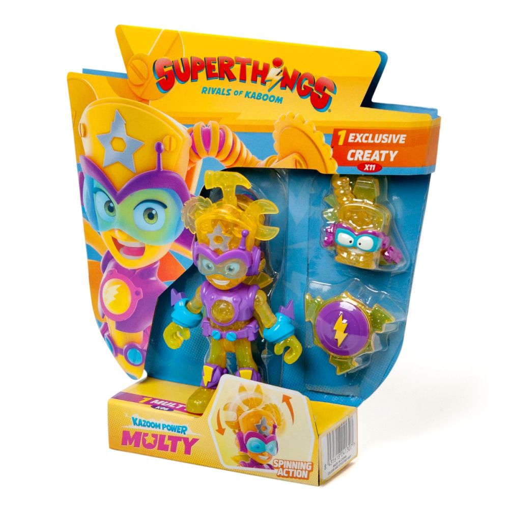 Комплект 2 фигурки, Superthings, Kazoom Power Mission Kids, Multy и Creaty