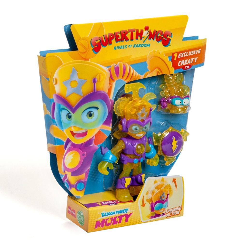 Комплект 2 фигурки, Superthings, Kazoom Power Mission Kids, Multy и Creaty