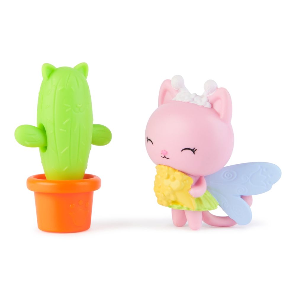 Комплект фигуркa и аксесоар, Gabbys Dollhouse, Kitty Fairy и Cactus, 20149927