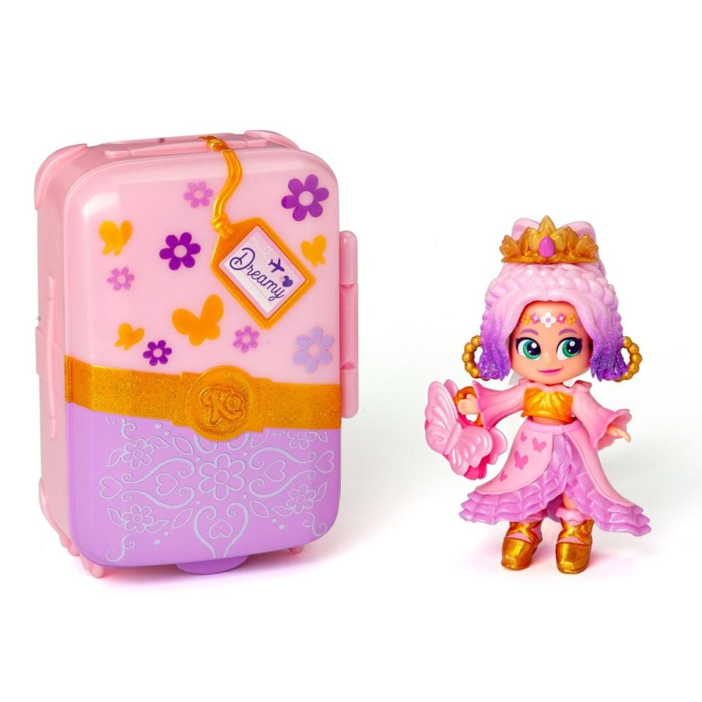 Комплект за игра с кукла Kookyloos, Suitcase Dreamy Blossom