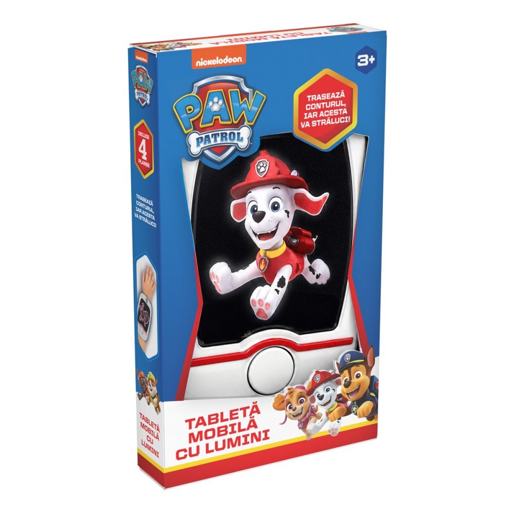 Мобилен таблет със светлини, Paw Patrol, Glow Pad