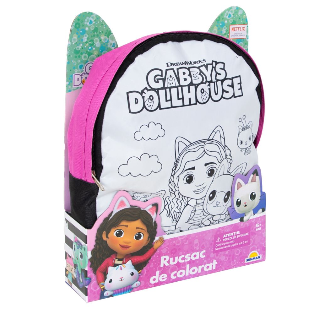 Раница за оцветяване, Gabbys Dollhouse