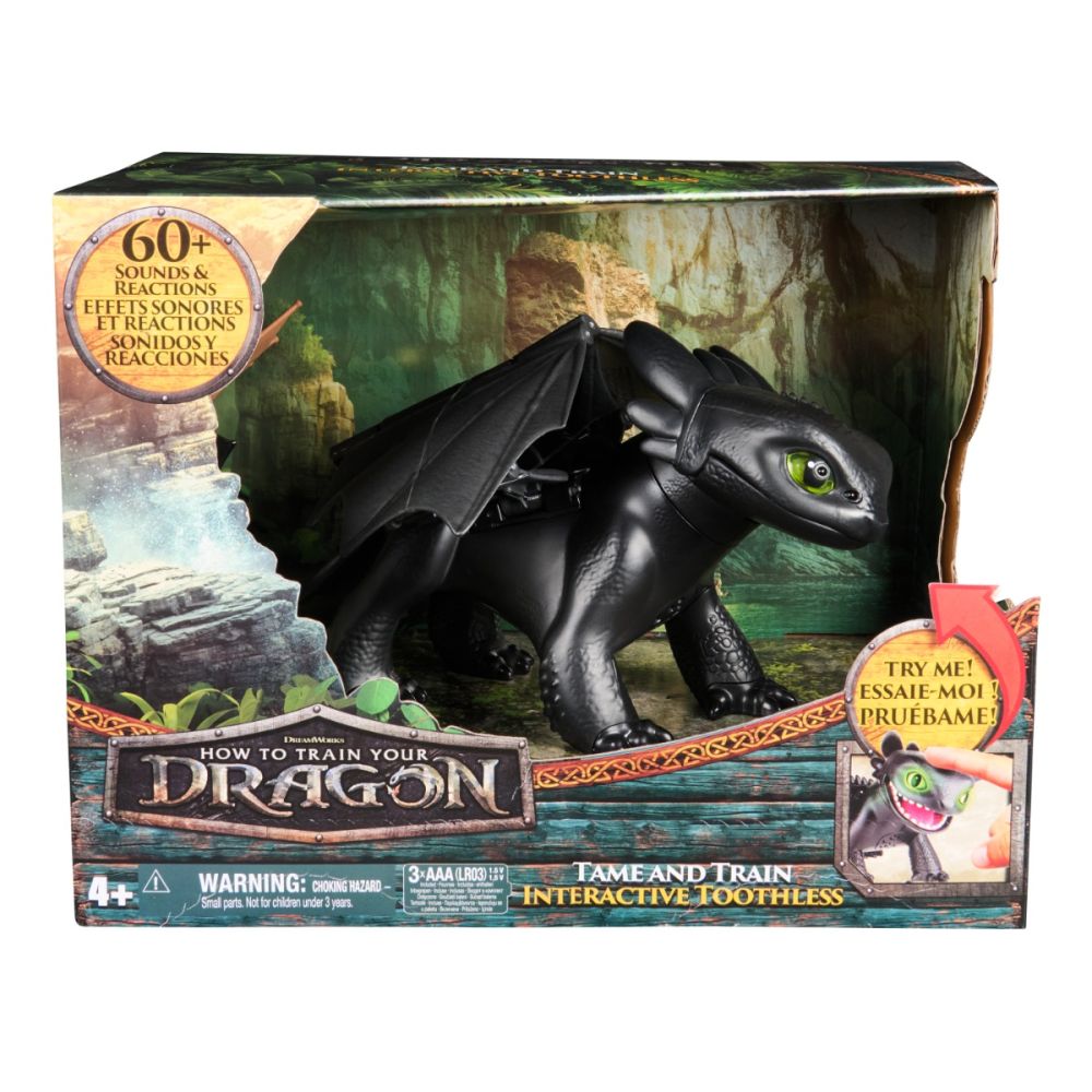 Интерактивна фигурка, DreamWorks Dragons, Tame and Train Toothless, 6072728