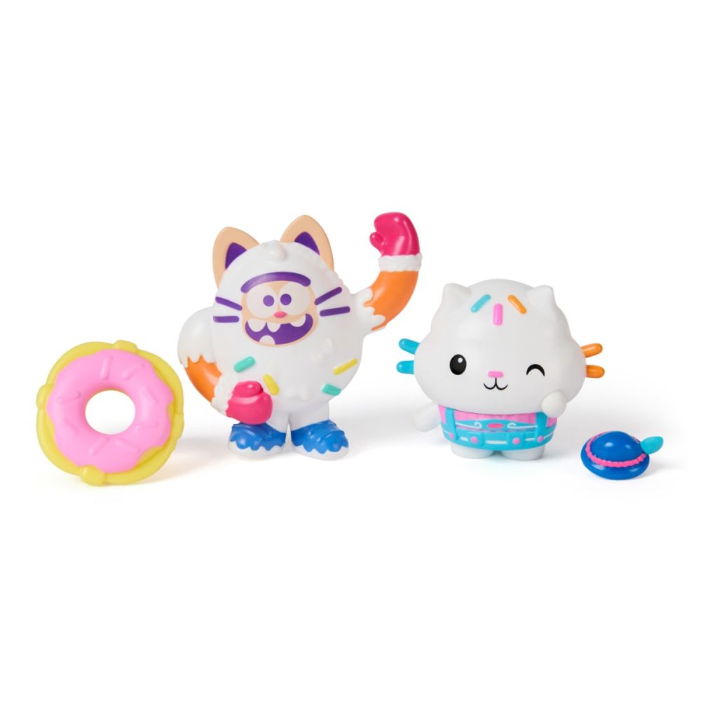 Комплект 2 фигурки Gabbys Dollhouse, Cakey Cat и Cookie Bobby, 20151834
