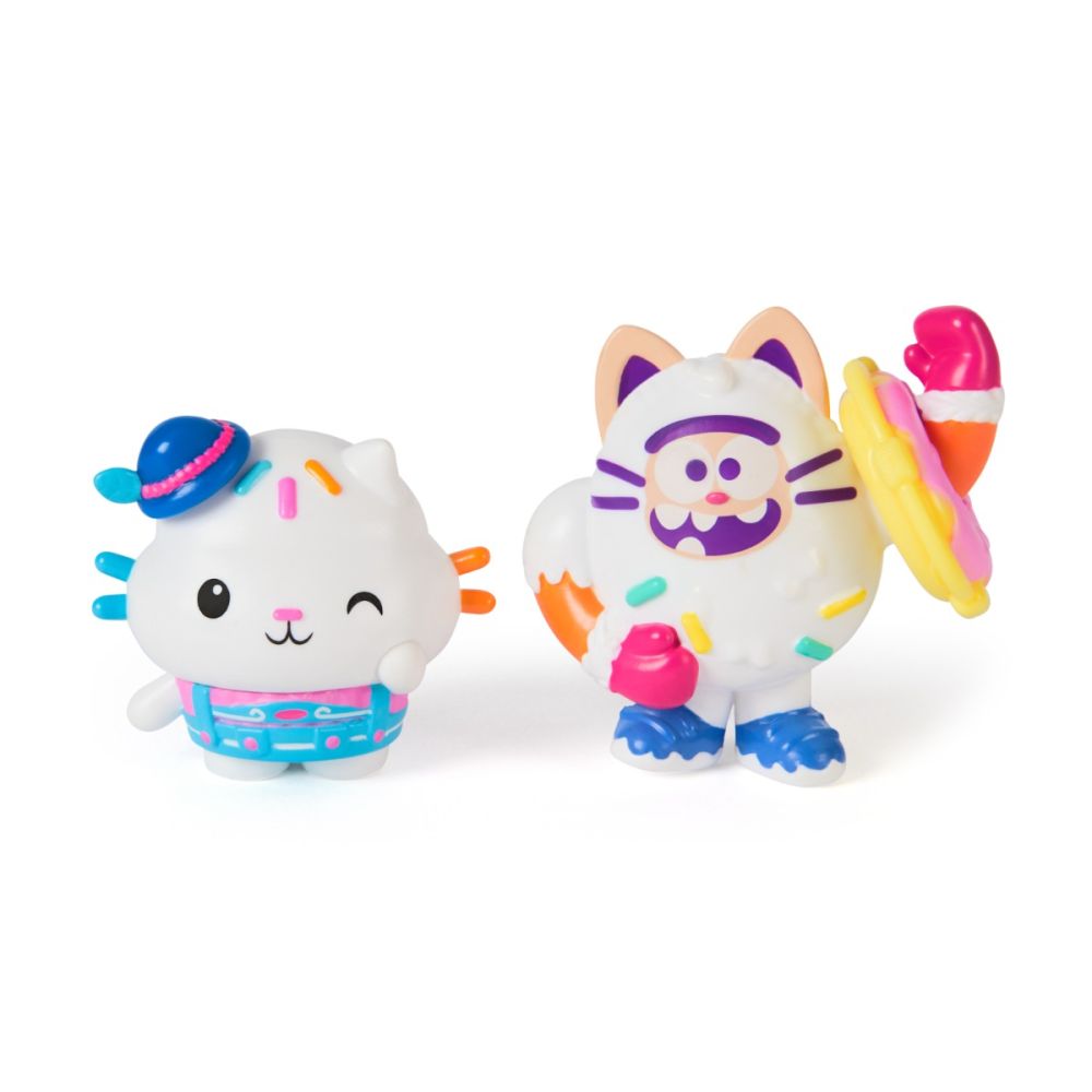 Комплект 2 фигурки Gabbys Dollhouse, Cakey Cat и Cookie Bobby, 20151834