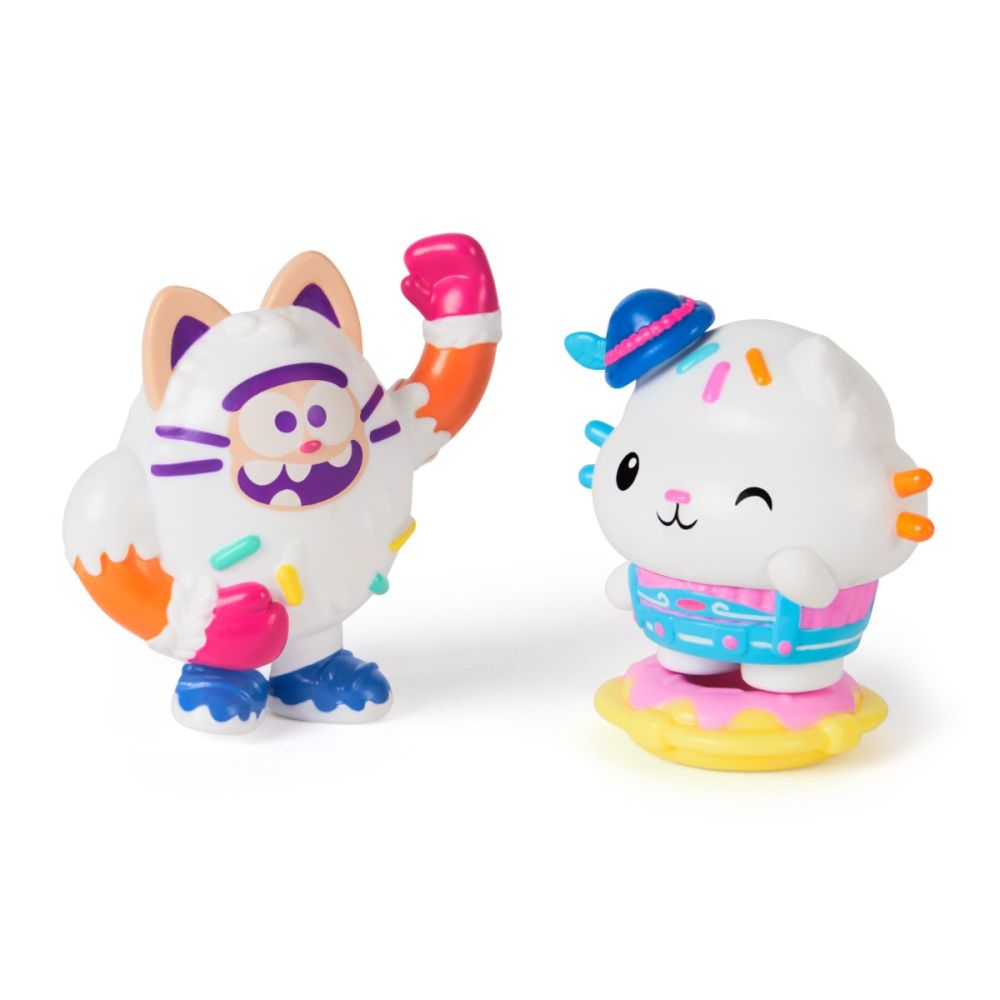 Комплект 2 фигурки Gabbys Dollhouse, Cakey Cat и Cookie Bobby, 20151834