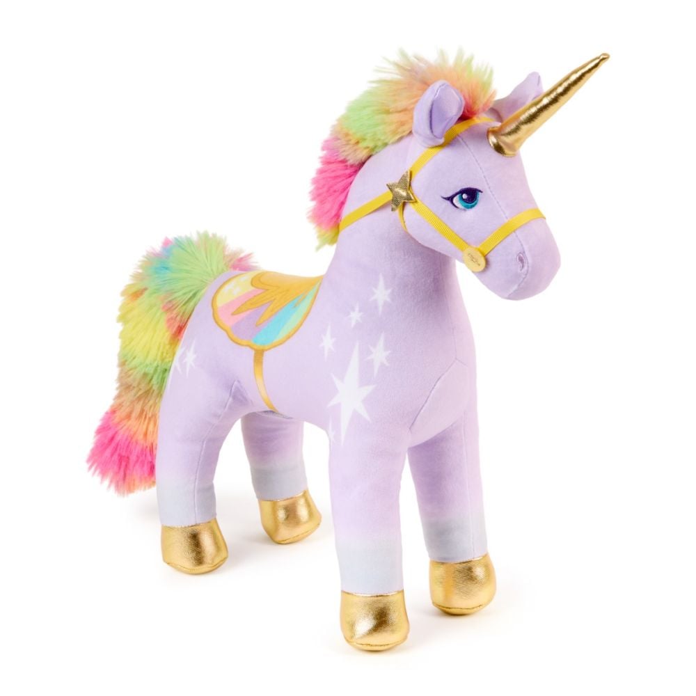 Плюшена играчка със светлини, Unicorn Academy, Unicorn Wildstar, 38 см, 6072933