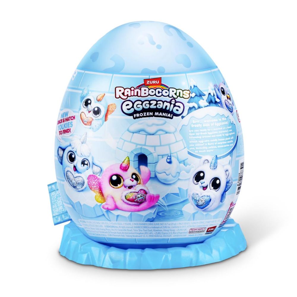 Плюшена играчка изненада, Rainbocorns, Eggzania Frozen Mania