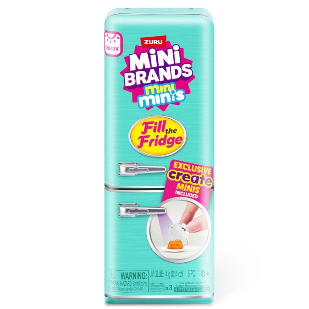 Комплект за игра, Mini Brands, 5 Surprise, Мини хладилник