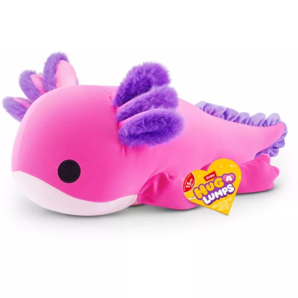 Супер мека плюшена играчка, Hug A Lumps, S2, Аксолотъл Али, 60 см