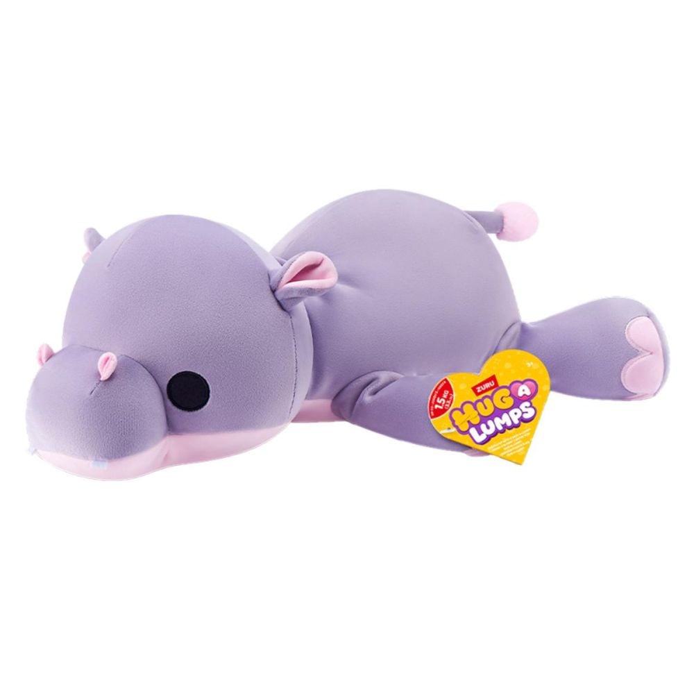 Супер мека плюшена играчка, Hug A Lumps, S2, Хипопотамът Харли, 60 см