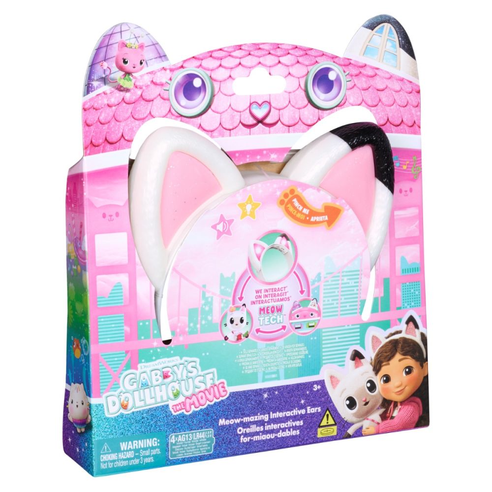 Интерактивна играчка, Gabbys Dollhouse, Музикални ушички, Meow Tech, 6074336