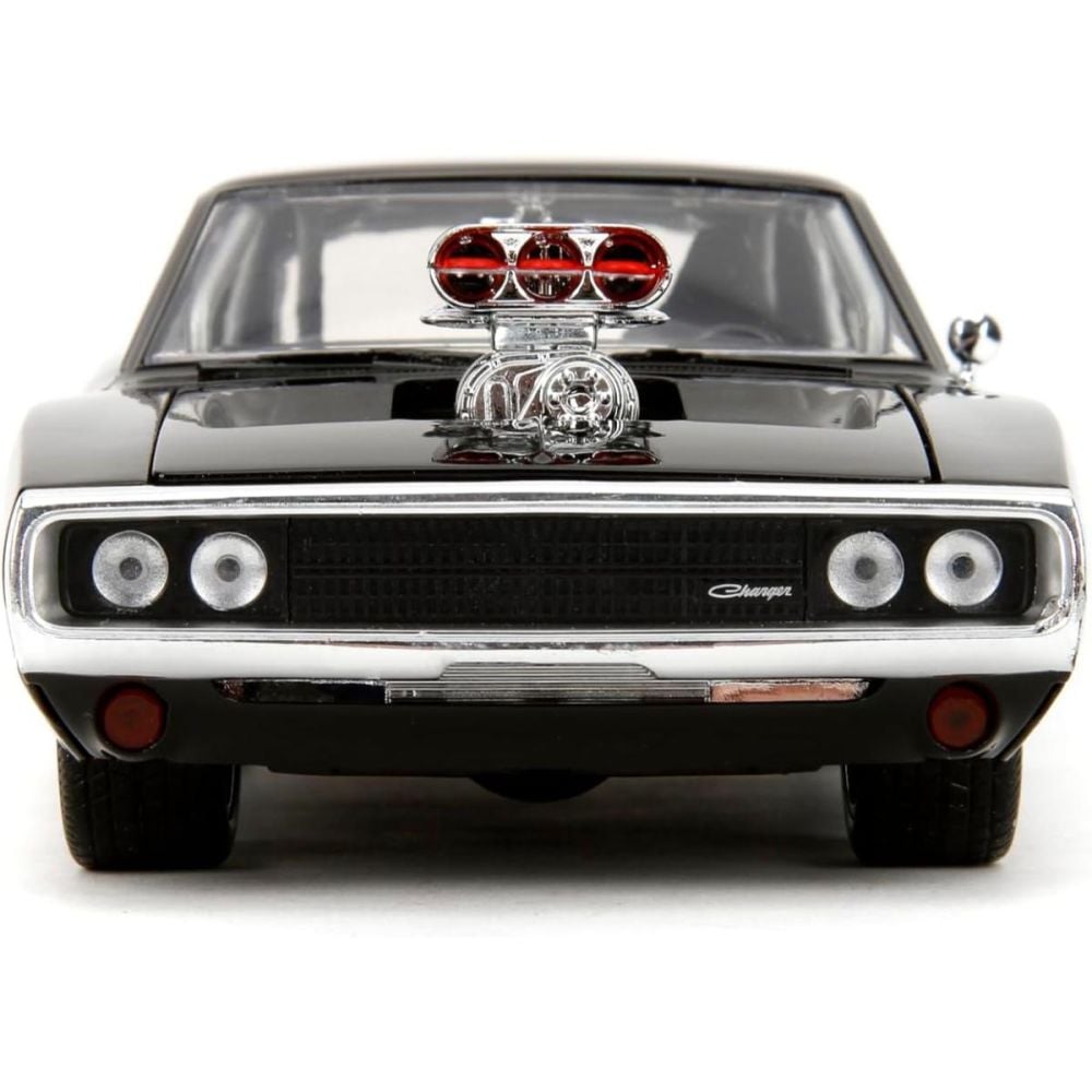 Комплект количка и фигурка, Jada, Fast And Furious, Dodge Charger 1970 и Dominic Toretto.
