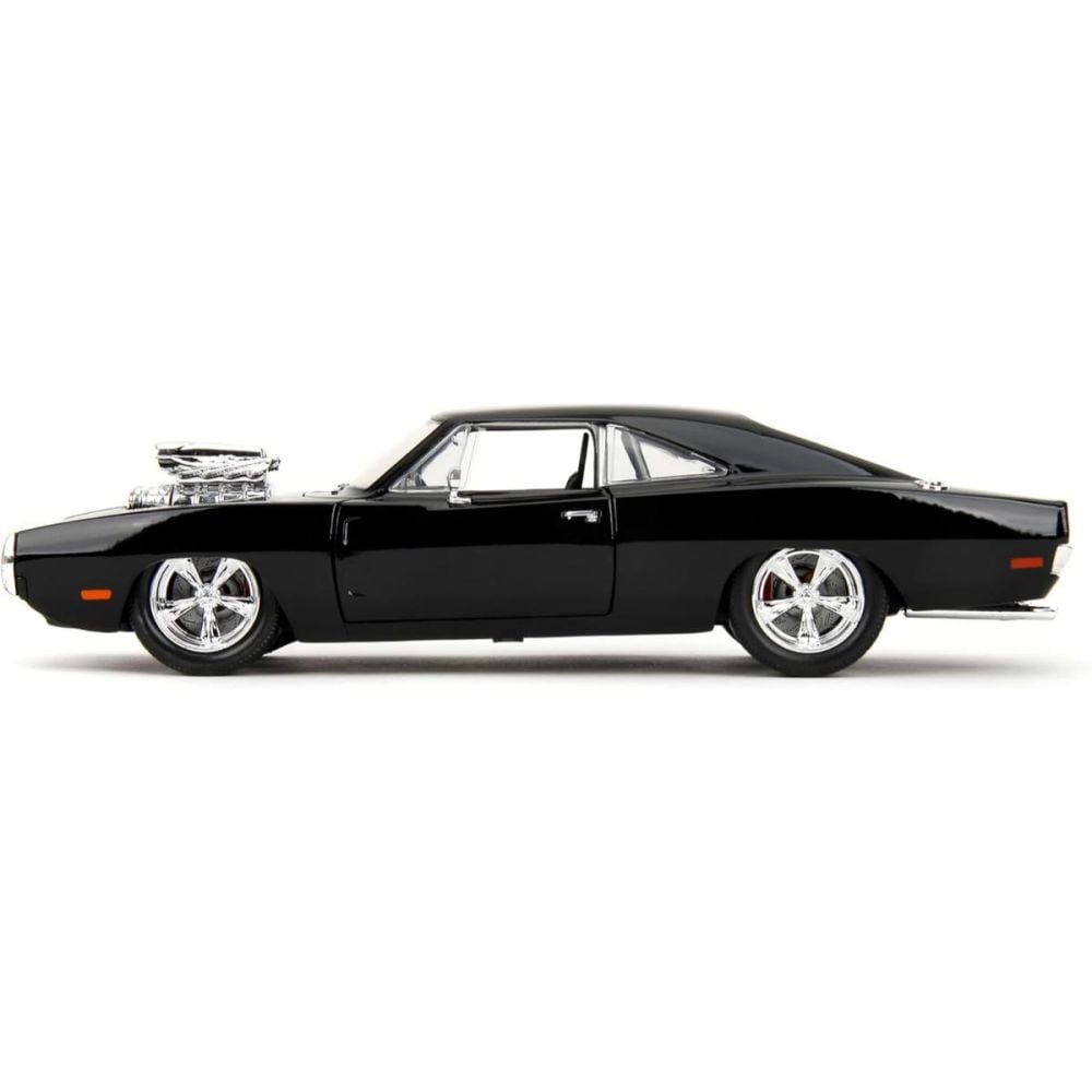 Комплект количка и фигурка, Jada, Fast And Furious, Dodge Charger 1970 и Dominic Toretto.