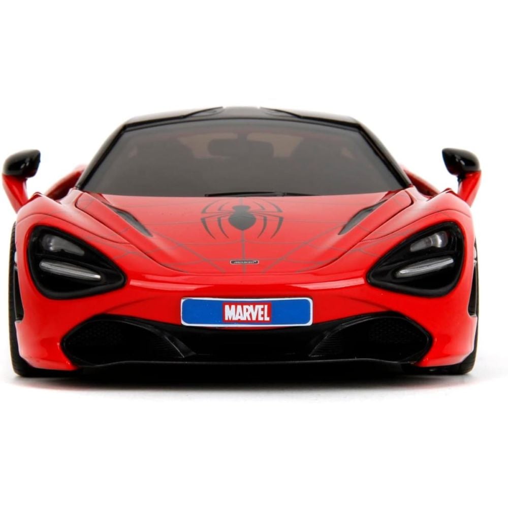 Комплект количка и фигурка, Jada, Marvel, Mclaren 720S и Spider-Man