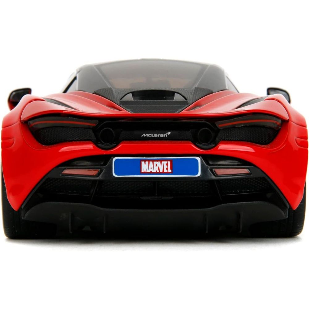 Комплект количка и фигурка, Jada, Marvel, Mclaren 720S и Spider-Man