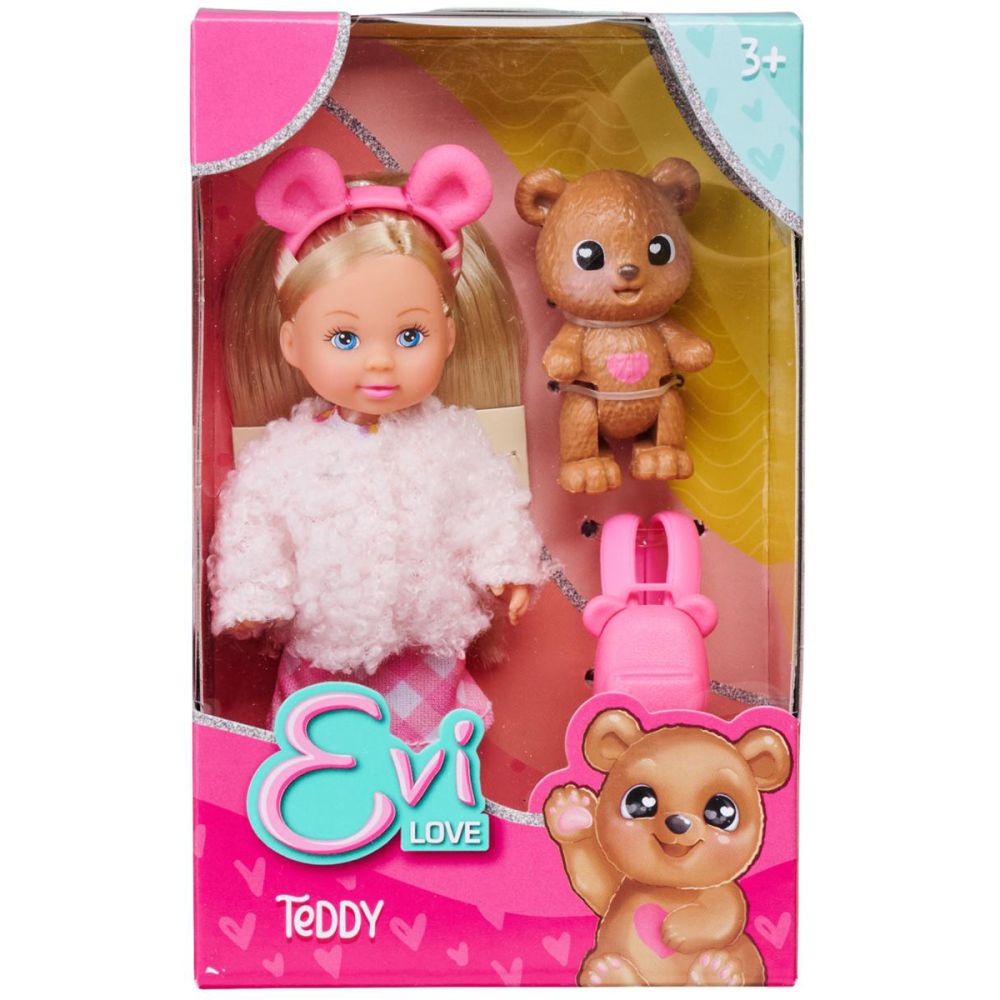 Кукла с пухкаво яке и мече, Evi Love, Teddy