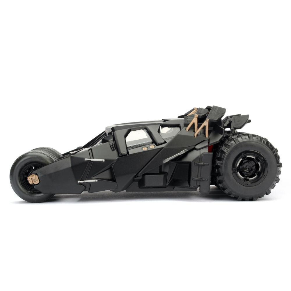 Метална кола и фигурка, Jada, Batman и Batmobil The Dark Night, 1:24