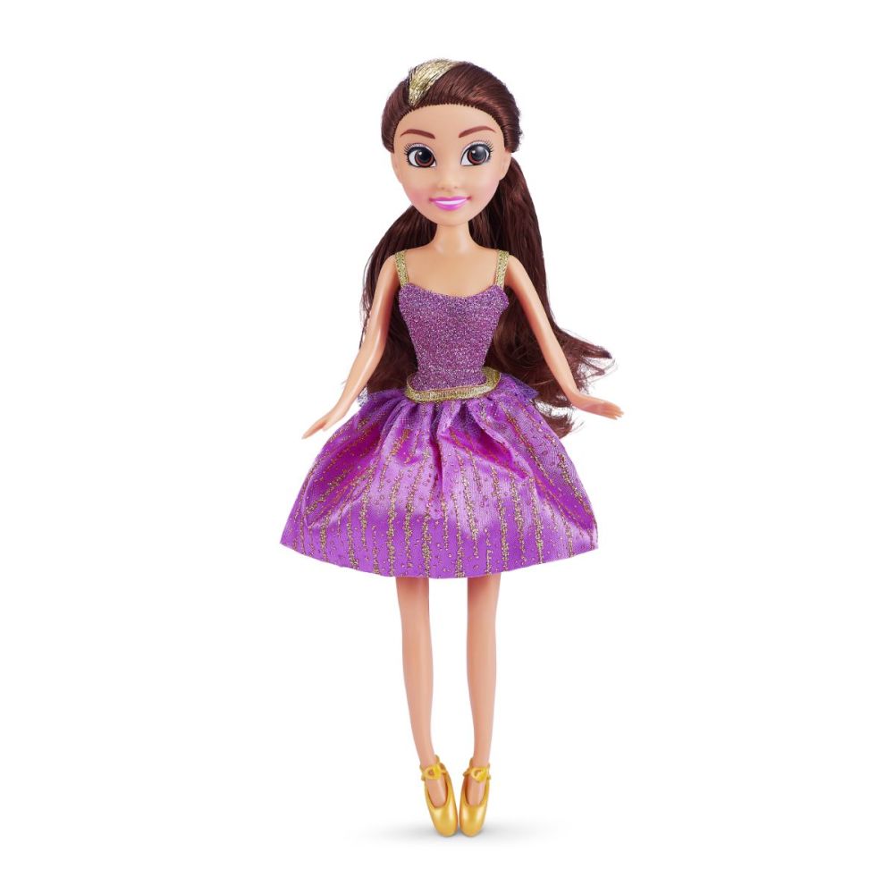 Кукла принцеса Sparkle Girlz, Лилава, 27 см
