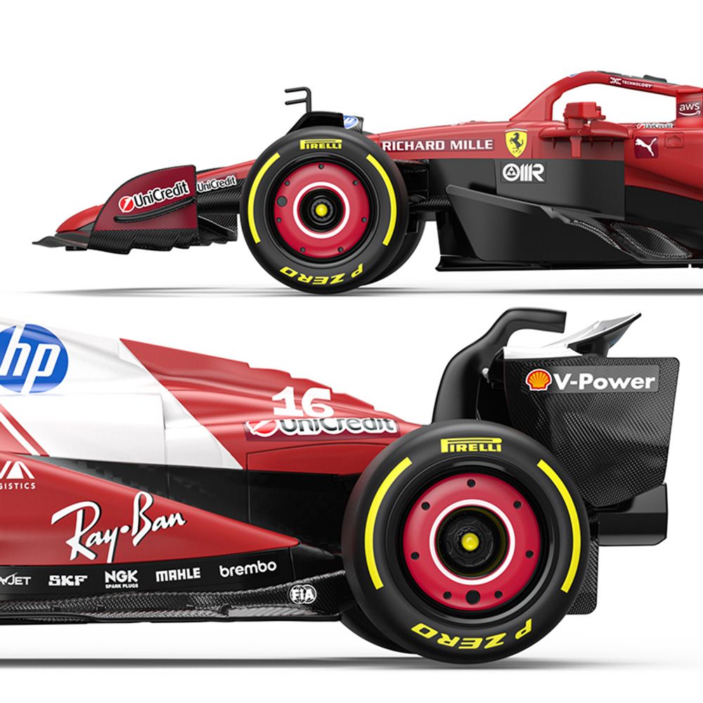 Количка с дистанционно управление, Rastar, Ferrari SF-25, 1:12