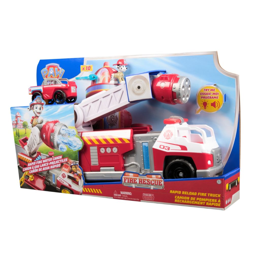 Пожарна кола със звуци, Paw Patrol, Rapid Fire Water Canon, 6072600