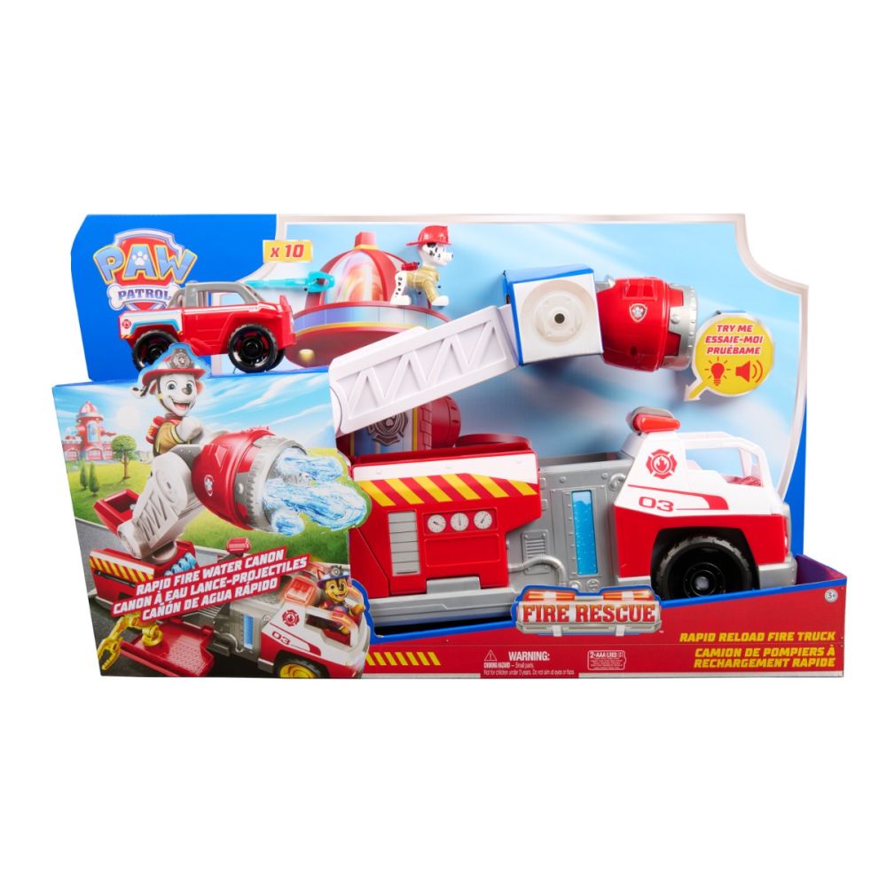 Пожарна кола със звуци, Paw Patrol, Rapid Fire Water Canon, 6072600