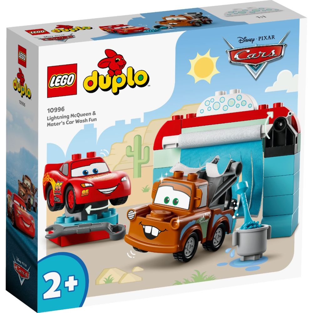 LEGO® DUPLO® - Забавления на автомивката със Светкавицата Маккуин и Матю (10996)