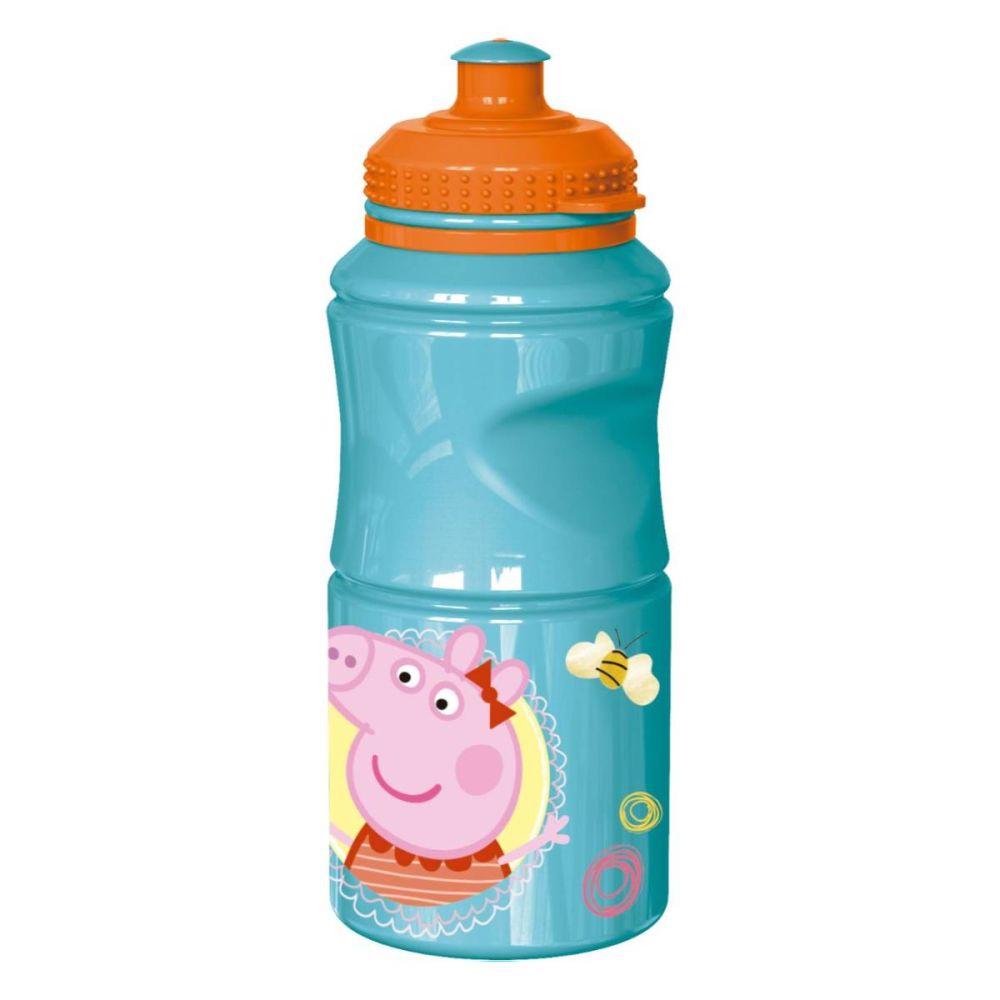 Пластмасова спортна бутилка, Stor, Peppa Pig, 380 мл