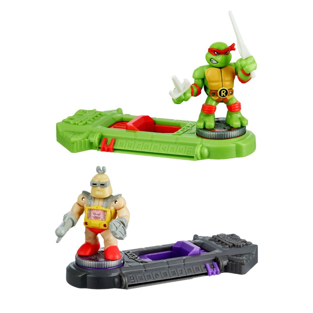 Комплект 2 фигурки Костенурките Нинджа, Akedo, Raphael Vs Kraang, S1