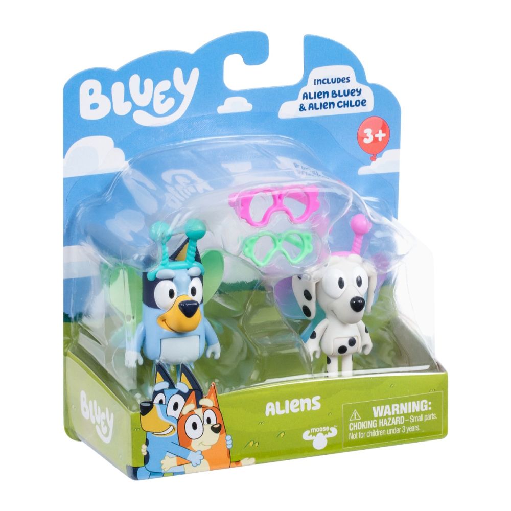 Комплект 2 фигурки, Bluey и Chloe, Aliens