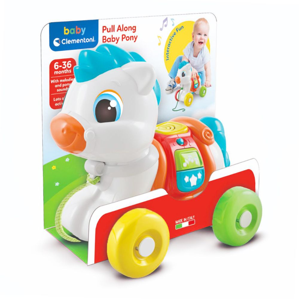 Играчка за дърпане, Clementoni, Пони