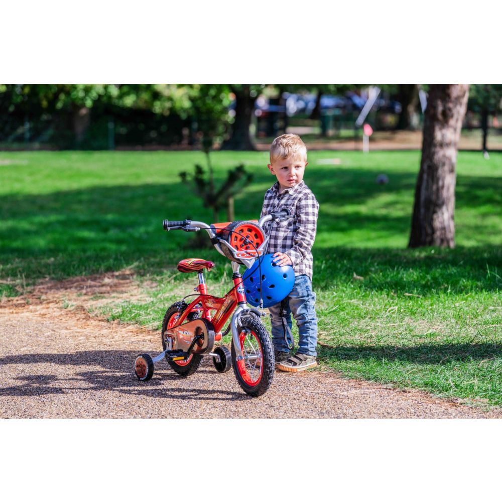 Велосипед с помощни колела, Huffy, Disney Cars, 12 инча