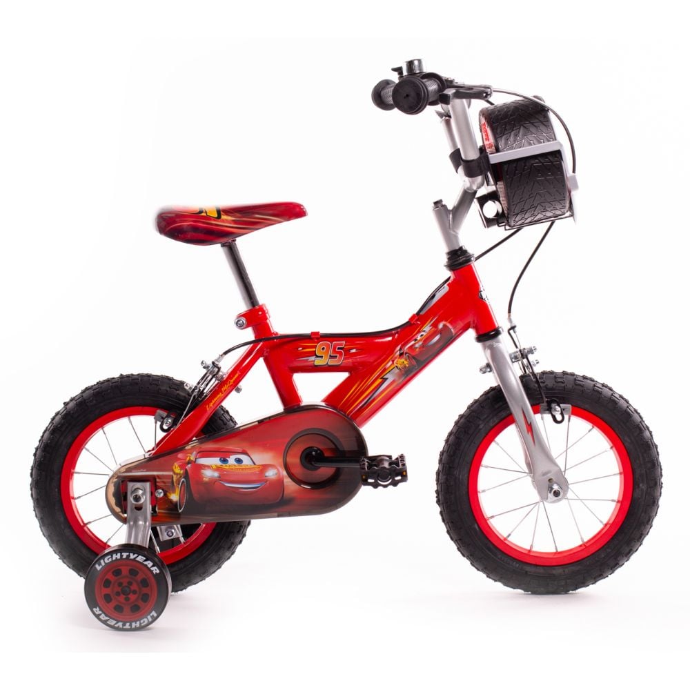 Велосипед с помощни колела, Huffy, Disney Cars, 12 инча