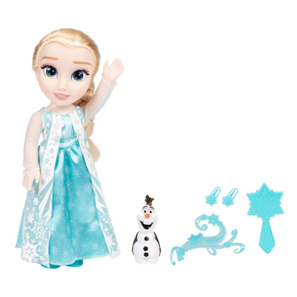 Кукла със звуци, Disney Frozen, Elsa, 38 cm