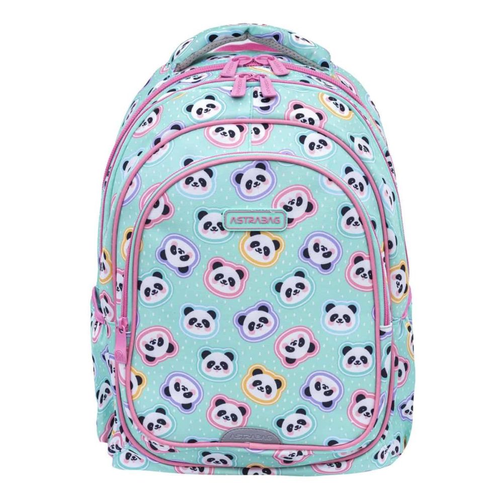 Раница с 3 отделения, AstraBag, Panda