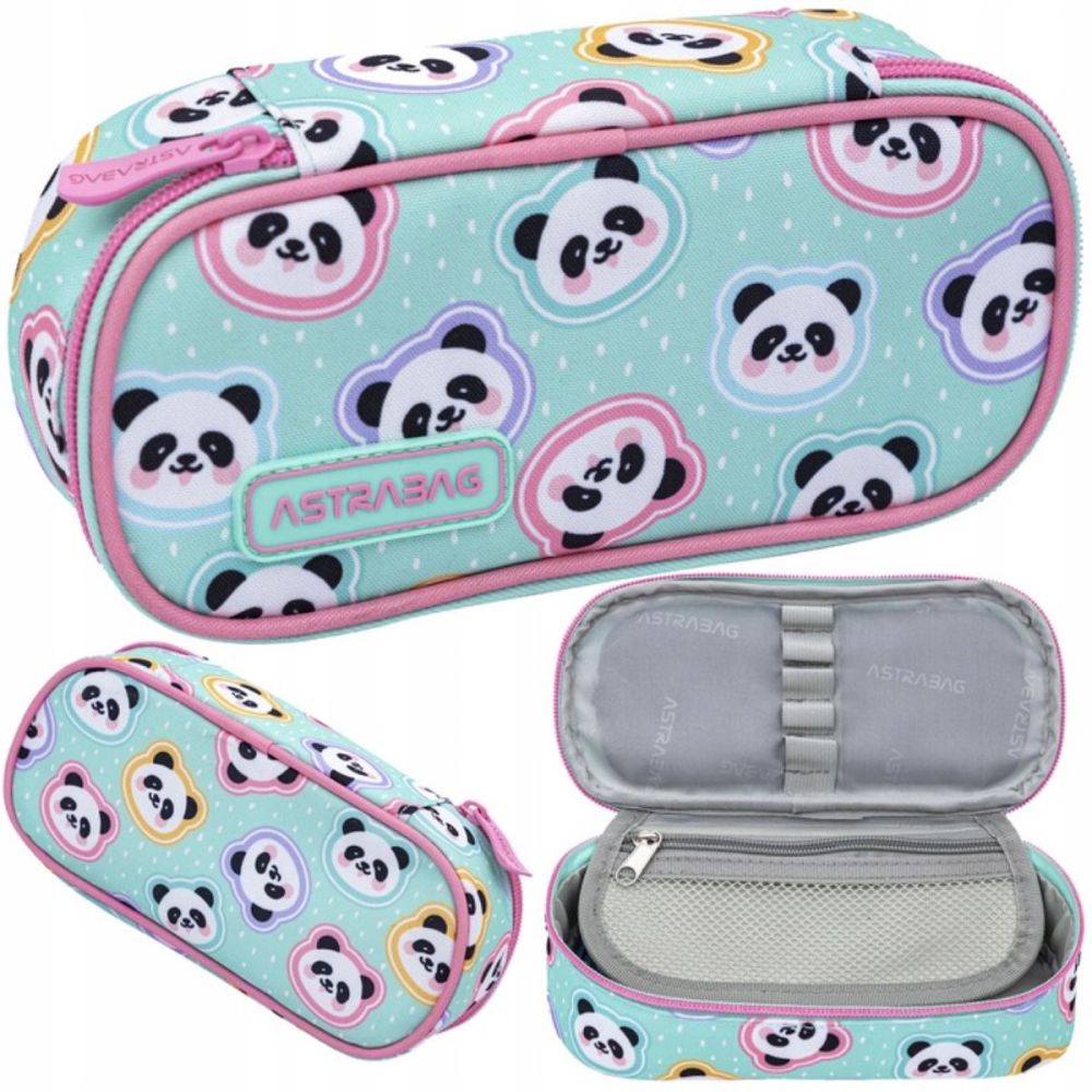 Моливник с 1 отделение, AstraBag, Panda