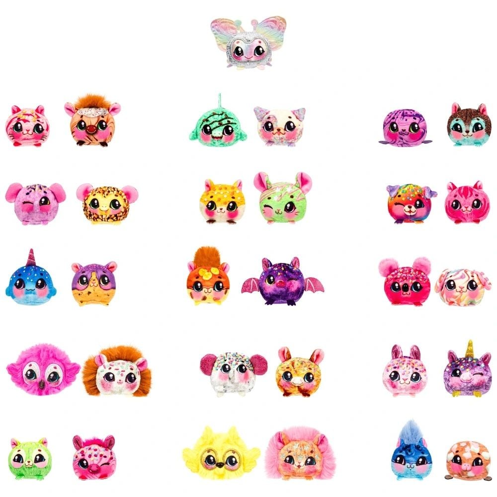 Комплект за игра с 2 плюшени играчки изненада, Cookeez Makery, Yum Yumz