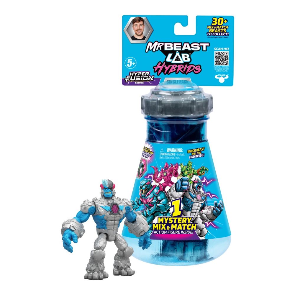 Създай своя собствена фигурка, Mr Beast Lab, Hybrid, Mystery Mix and Match